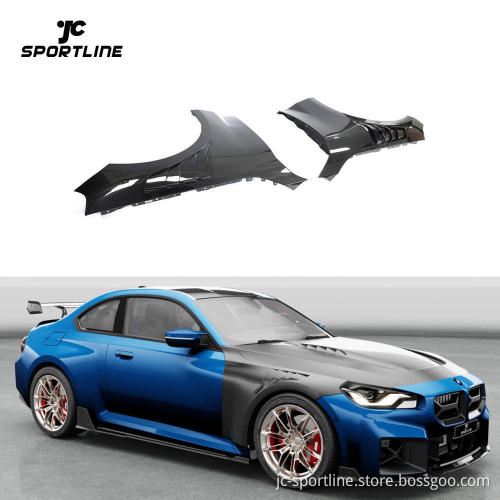 Prepreg Dry Carbon Fender Flares for BMW G87 M2 Coupe 2022-24